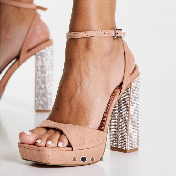 ASOS | platform ankle strap studded heel - Picture 4 of 9
